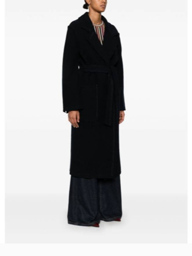 Long Wool Single Coat Black - MAX MARA - BALAAN 4