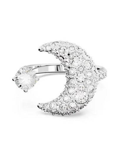 Sublima Moon Crystal Open Ring Silver - SWAROVSKI - BALAAN 2