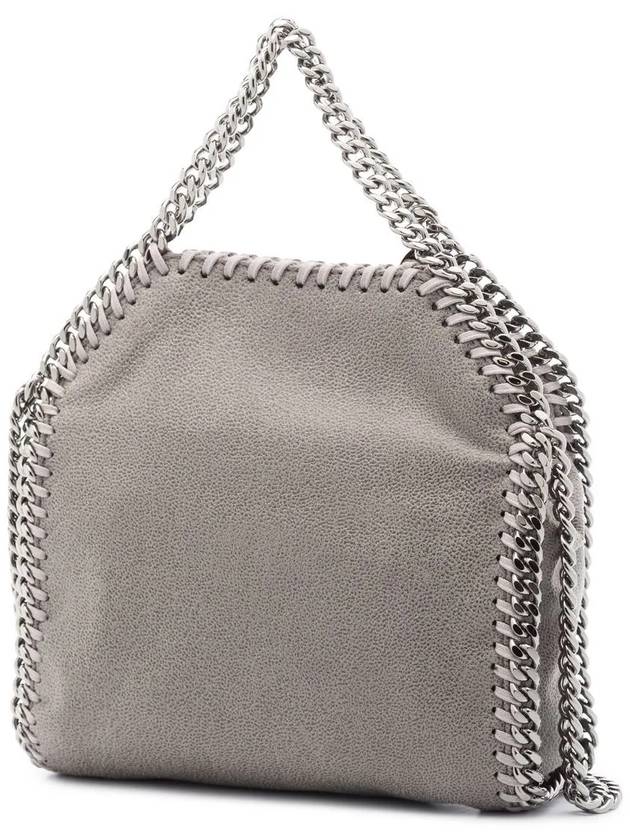 silver Falabella tiny tote bag light gray - STELLA MCCARTNEY - BALAAN 4