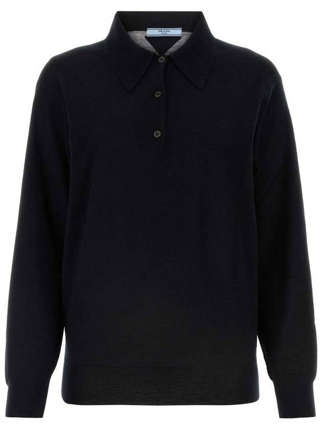 24 ss Cashmere Polo Sweater P24F2E 14XD F0002 B0111054953 - PRADA - BALAAN 2