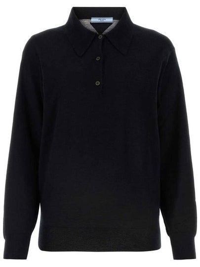 24 ss Cashmere Polo Sweater P24F2E 14XD F0002 B0111054953 - PRADA - BALAAN 2