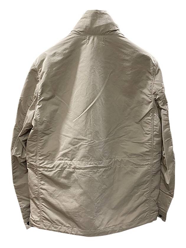 Hyper Dense Nylon Raso Field Jacket Dove Grey - STONE ISLAND - BALAAN 4