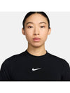 Dry fit crop t shirt FZ4758 010 black WOMENS M Asian - NIKE - BALAAN 3