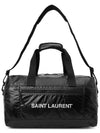 Nylon Nuxx Duffle Bag Black Platinum - SAINT LAURENT - BALAAN 8