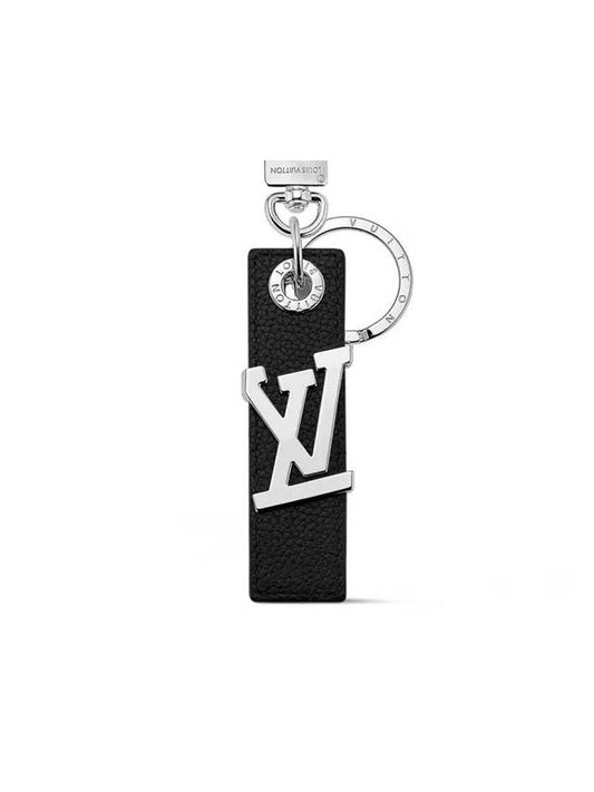 LV Oblique Tab Bag Charm Key Holder Black - LOUIS VUITTON - BALAAN 1