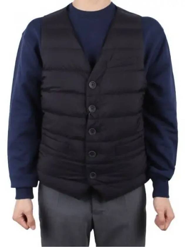 Men s Down Vest Black PI002ULE 12456 9300 1120509 - HERNO - BALAAN 1