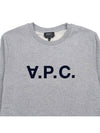 VPC Logo Crew Neck Sweatshirt Grey - A.P.C. - BALAAN 4