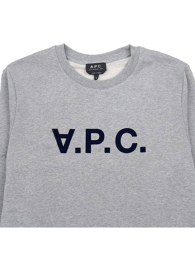 VPC Logo Crew Neck Sweatshirt Grey - A.P.C. - BALAAN 4