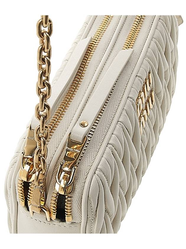 Matelasse Nappa Leather Mini Bag White - MIU MIU - BALAAN 7