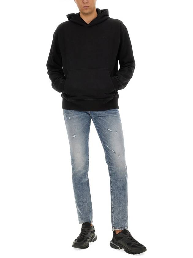 S Macs Megoval D Hoodie Black - DIESEL - BALAAN 3