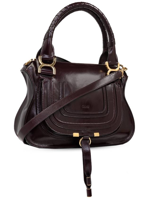 Chloé Handbag Marcie Small, Women's, Burgundy - CHLOE - BALAAN 4