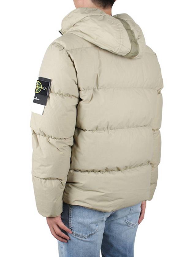 Split Hood Padding Beige - STONE ISLAND - 6