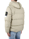 Naslan Light Watro Down Hooded Padded Beige - STONE ISLAND - BALAAN 6