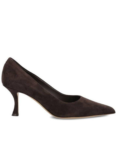 Salvatore Ferragamo With Heel Brown - SALVATORE FERRAGAMO - BALAAN 1