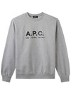 Men's Franco Logo Sweatshirt Grey - A.P.C. - BALAAN 2