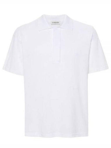 Polo T Shirt RMPL0011J011 01 White - LANVIN - BALAAN 1