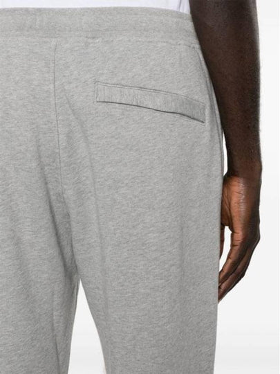 Compass Patch Cotton Track Pants Grey - STONE ISLAND - BALAAN 2