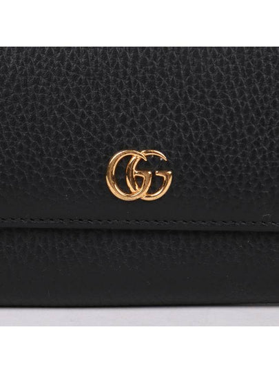 GG Gold Marmont Flap Women s Long Wallet 456116 - GUCCI - BALAAN 2