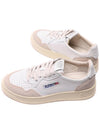 Medalist Goatskin Low Top Sneakers White - AUTRY - BALAAN 7