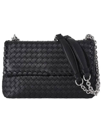 Olimpia Shoulder Bag Black - BOTTEGA VENETA - BALAAN 2