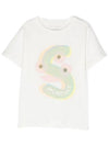 Kids Logo Print T Shirt TS8C81 Z0434 101 - STELLA MCCARTNEY - BALAAN 1