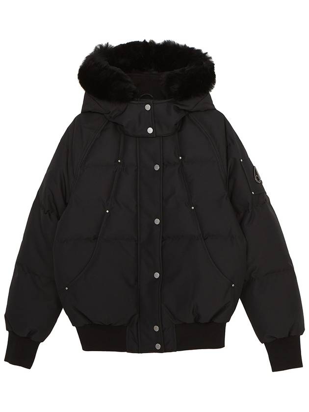 Cloud Padded Bomber Jacket Black - MOOSE KNUCKLES - BALAAN 2