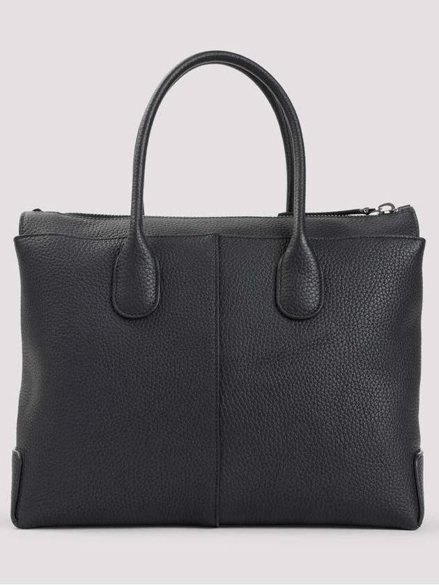 Di Leather Small Tote Bag Black - TOD'S - BALAAN 3