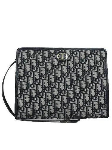 S2107UTZQ Montaine 30 Oblique Medium Pouch Type Clutch - DIOR - BALAAN 1