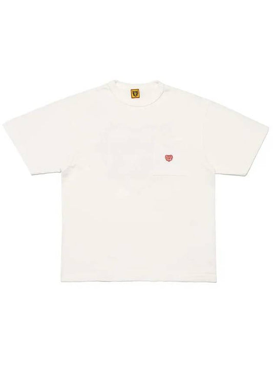 Pocket short sleeve t shirt white HM28CS031 - HUMAN MADE - BALAAN 2