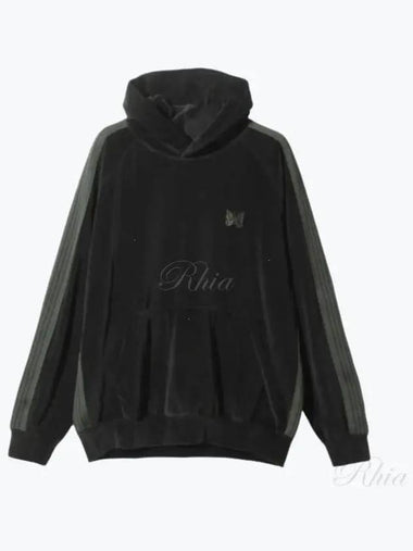 Track Hoodie Black PU279 - NEEDLES - BALAAN 1