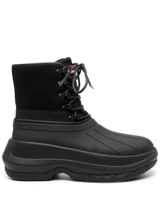 Utilitarian Ankle Boots Black - KENZO - BALAAN 1