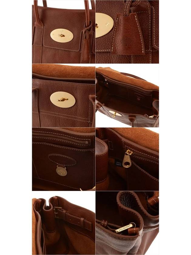 Natural Vegetable Tanned Bayswater Tote Bag Oak - MULBERRY - BALAAN 4