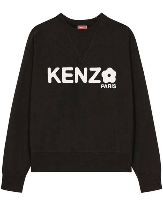 Bokeh Flower 2 0 Sweatshirt Black - KENZO - BALAAN 9