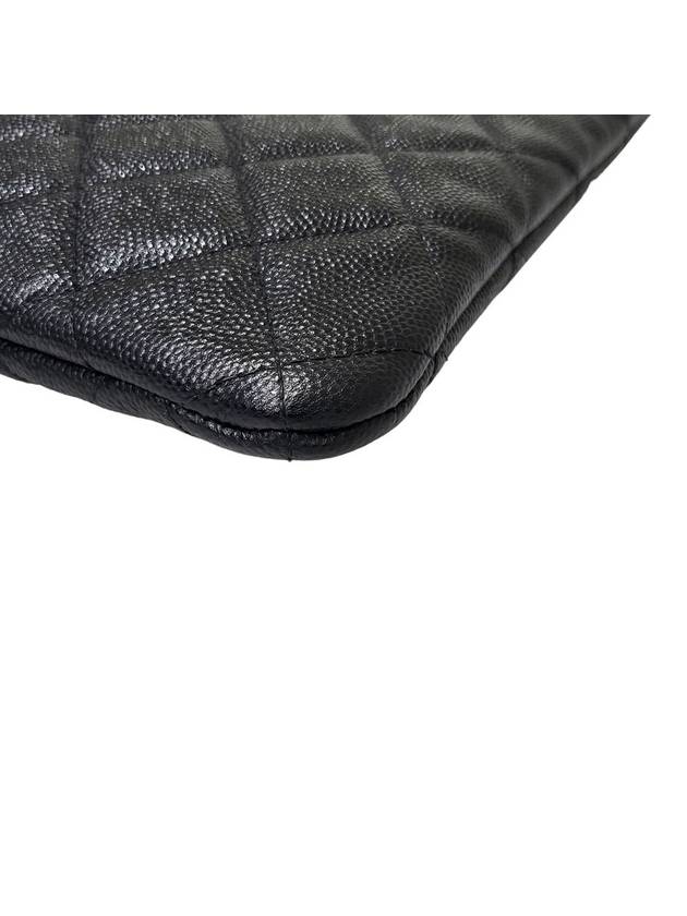 Women s A82545 Caviar Black Silver New Medium Clutch - CHANEL - BALAAN 8