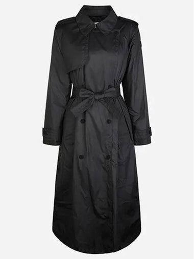 1C00006 54AQE 999 Barbetane Women s Down Trench Coat Black 1208806 - MONCLER - BALAAN 1