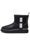 Women's Classic Clear Mini Rain Boots Black - UGG - BALAAN 2