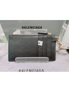 Cash Keyring Card Case Black Silver - BALENCIAGA - BALAAN.