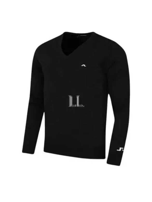 Men's Lymann Knit Sweater Black - J.LINDEBERG - BALAAN 2