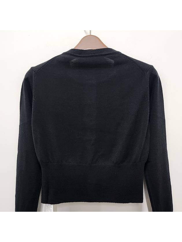 Bea Cropped Cardigan Black - VIVIENNE WESTWOOD - BALAAN 8