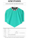 Acne CL0072 ABA Neck Face Round Short Sleeve T-shirt Jade Green Men's T-shirt TJ - ACNE STUDIOS - BALAAN 2