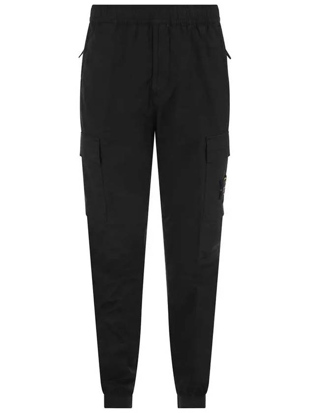 Wappen Patch Cargo Track Pants Black - STONE ISLAND - BALAAN 2