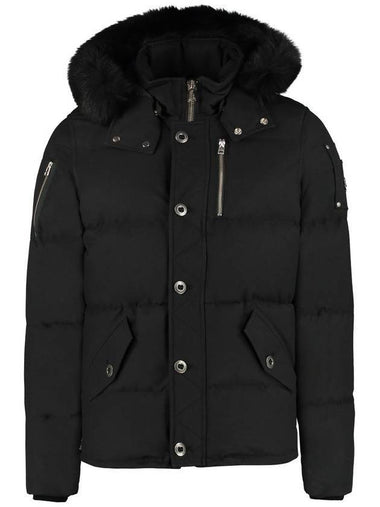 Threequarter Down Jacket Black Fox Fur Black - MOOSE KNUCKLES - BALAAN 1