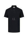 Eddie Polo Shirt Navy - BURBERRY - BALAAN 2