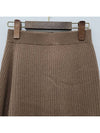 Women's Verna Wool Unbalanced Skirt Camel - MAX MARA - BALAAN 5