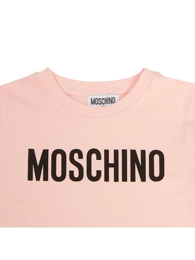 Kids short sleeve t shirt HQM03T LBA10 50209 Adults can wear - MOSCHINO - BALAAN 3