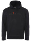 Men's Logo Cotton Hoodie Black - KITON - BALAAN 1