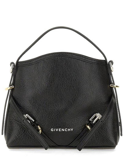 Nano Boisille Leather Cross Bag Black - GIVENCHY - BALAAN 2