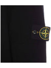 Crew Neck Wool Knit Top Black - STONE ISLAND - BALAAN 3