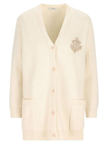 Max Mara Sweaters White - MAX MARA - BALAAN 1