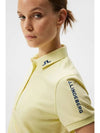 Women's Golf Tour Tech Polo Shirt Wax Yellow - J.LINDEBERG - BALAAN 6